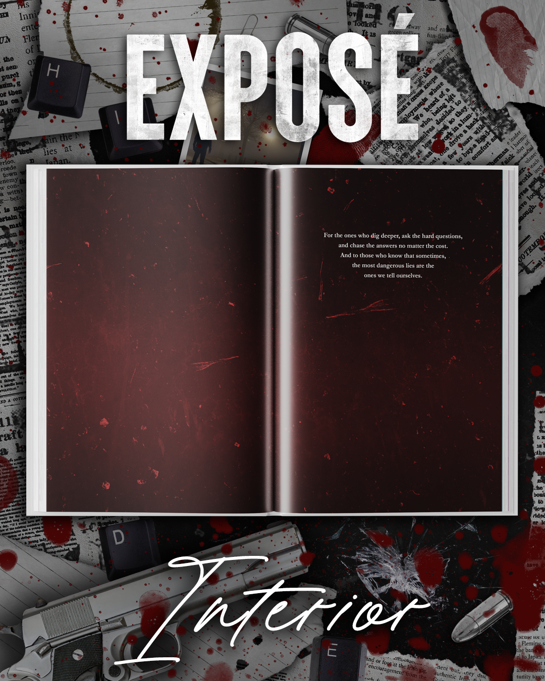 Exposé: An Enemies-to-Lovers Thriller Romance | Color Pages | Signed Website Exclusive