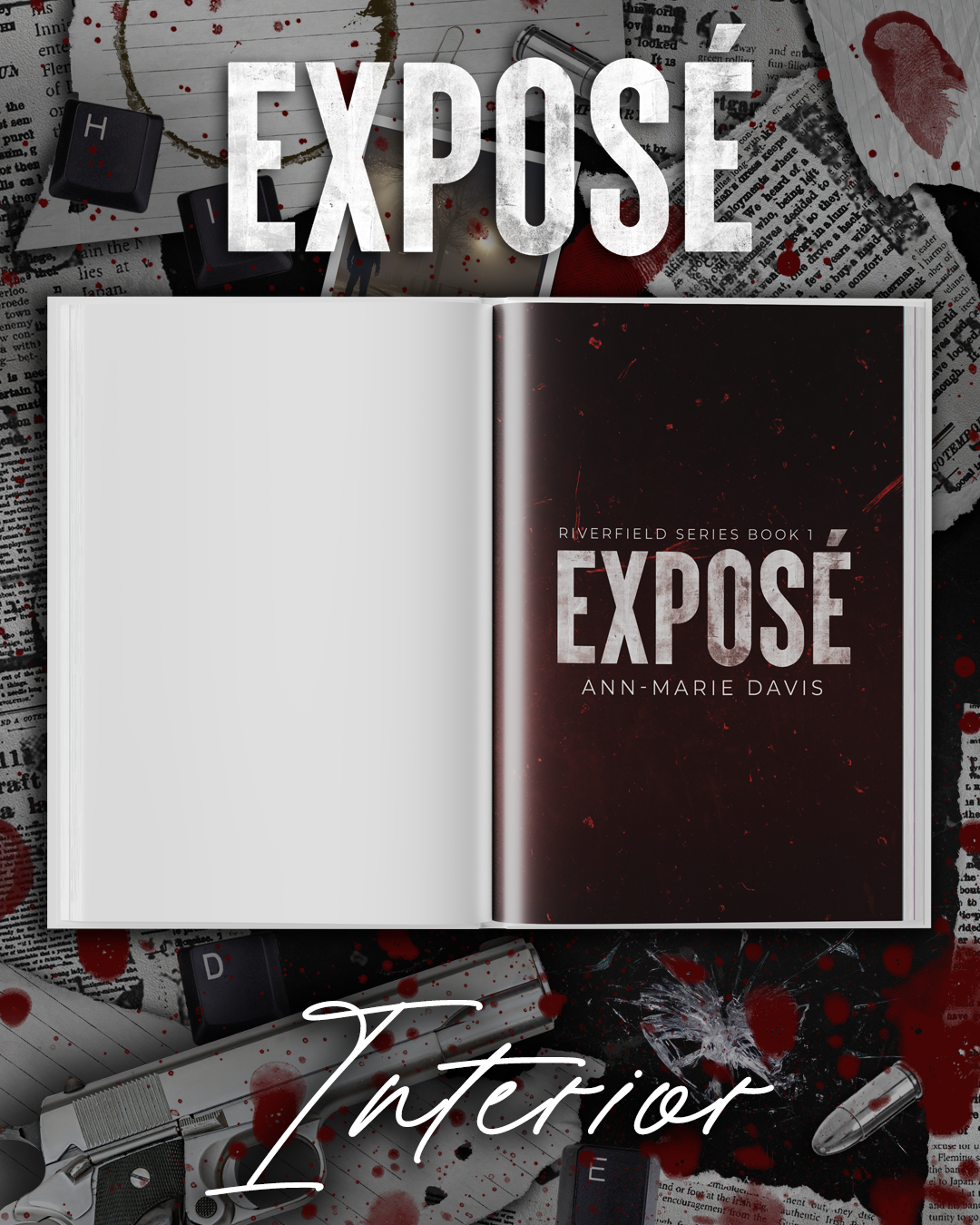 Exposé: An Enemies-to-Lovers Thriller Romance | Color Pages | Signed Website Exclusive