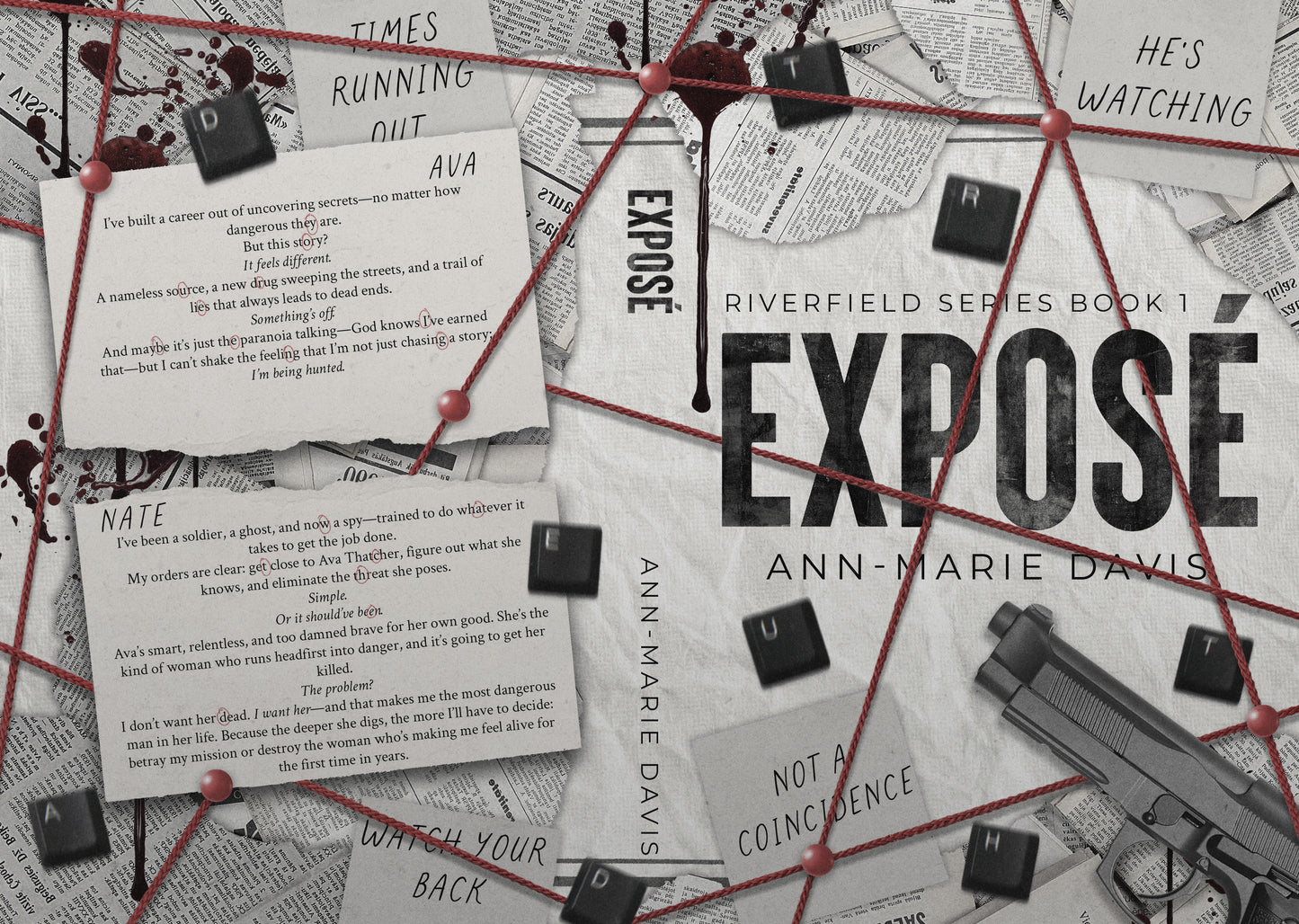 Exposé: An Enemies-to-Lovers Thriller Romance | Signed | White Pages